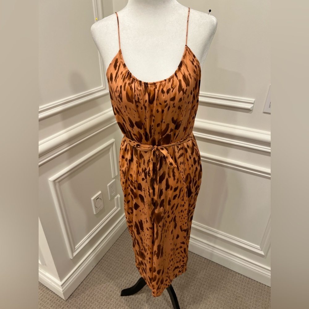Tucker silk midi dress. Size L. Never worn